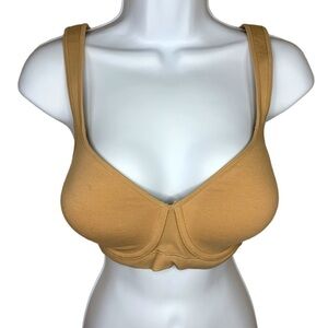 32DD Le Mystère Beige Tan Underwire Bra Wide Comfortable Adjustable Strap 32E